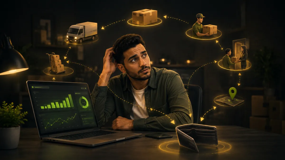 أموالك محبوسة في الطريق! السيولة النقدية في البيع عن طريق COD